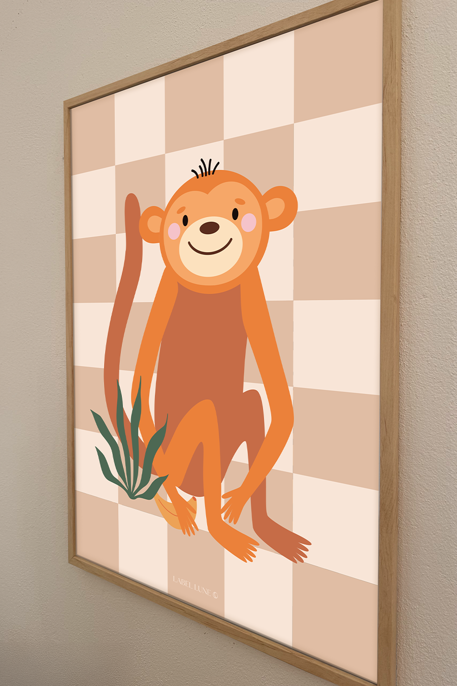 Aapje Don poster voor de kinderkamer