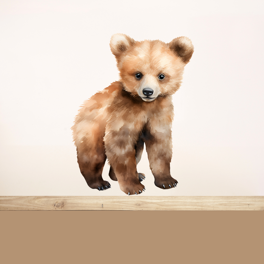 Bosdieren muursticker beer