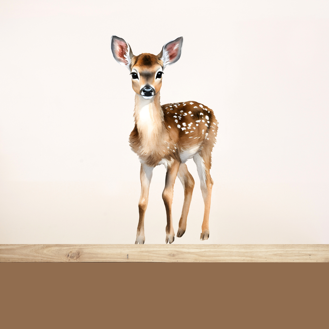 Bosdieren muursticker hert