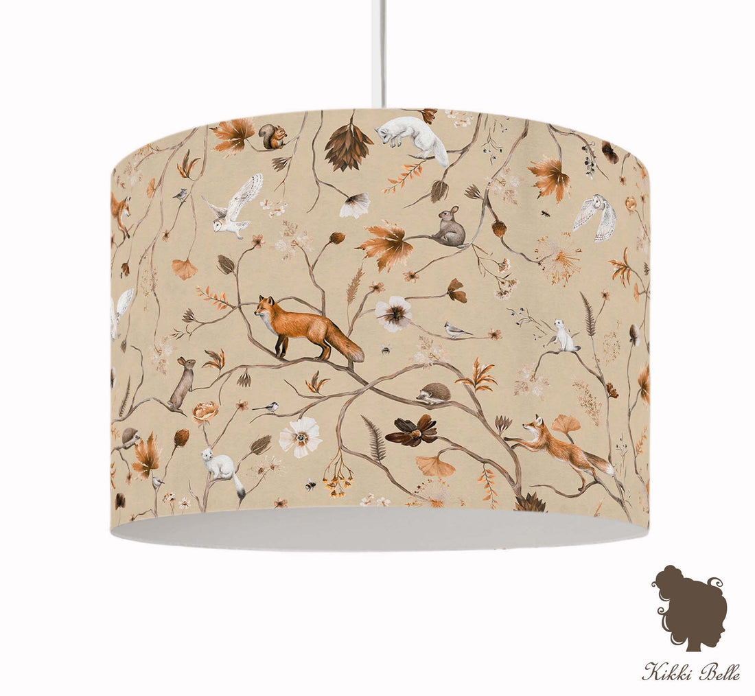 Hanglamp Playful Forest beige kinderkamer - Kikki Belle