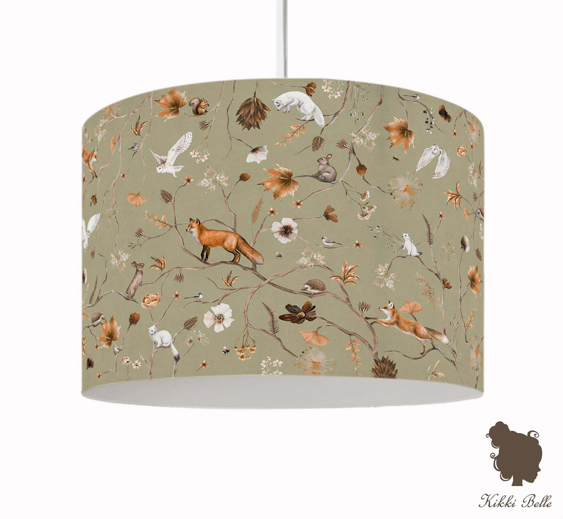 Hanglamp Playful Forest groen kinderkamer - Kikki Belle