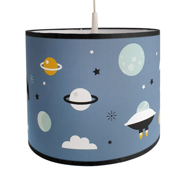 Kinderkamer lamp ruimte - blauw