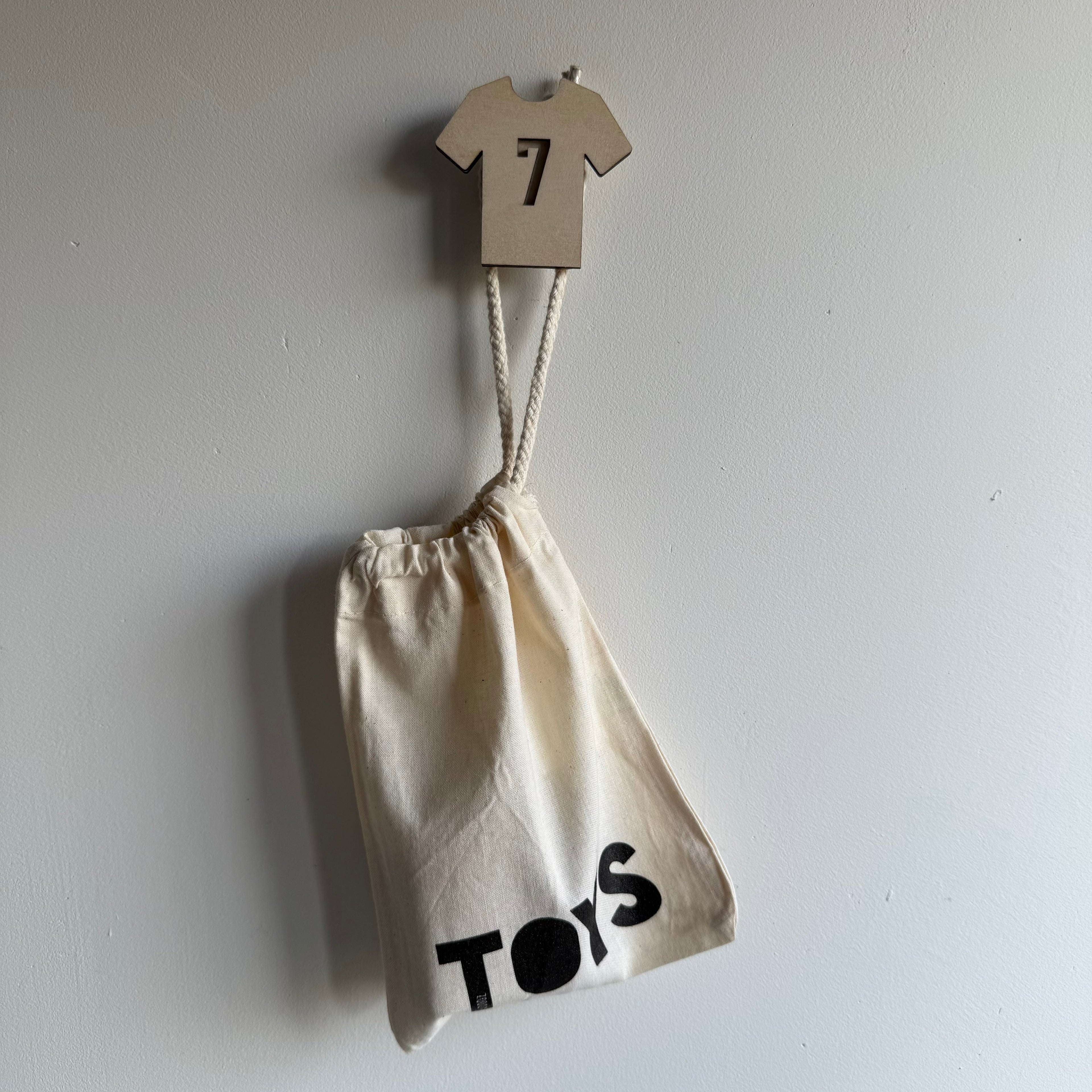 Houten wandhaak voetbalshirt