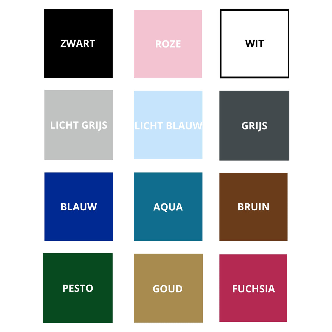 Letterblokken (diverse kleuren)