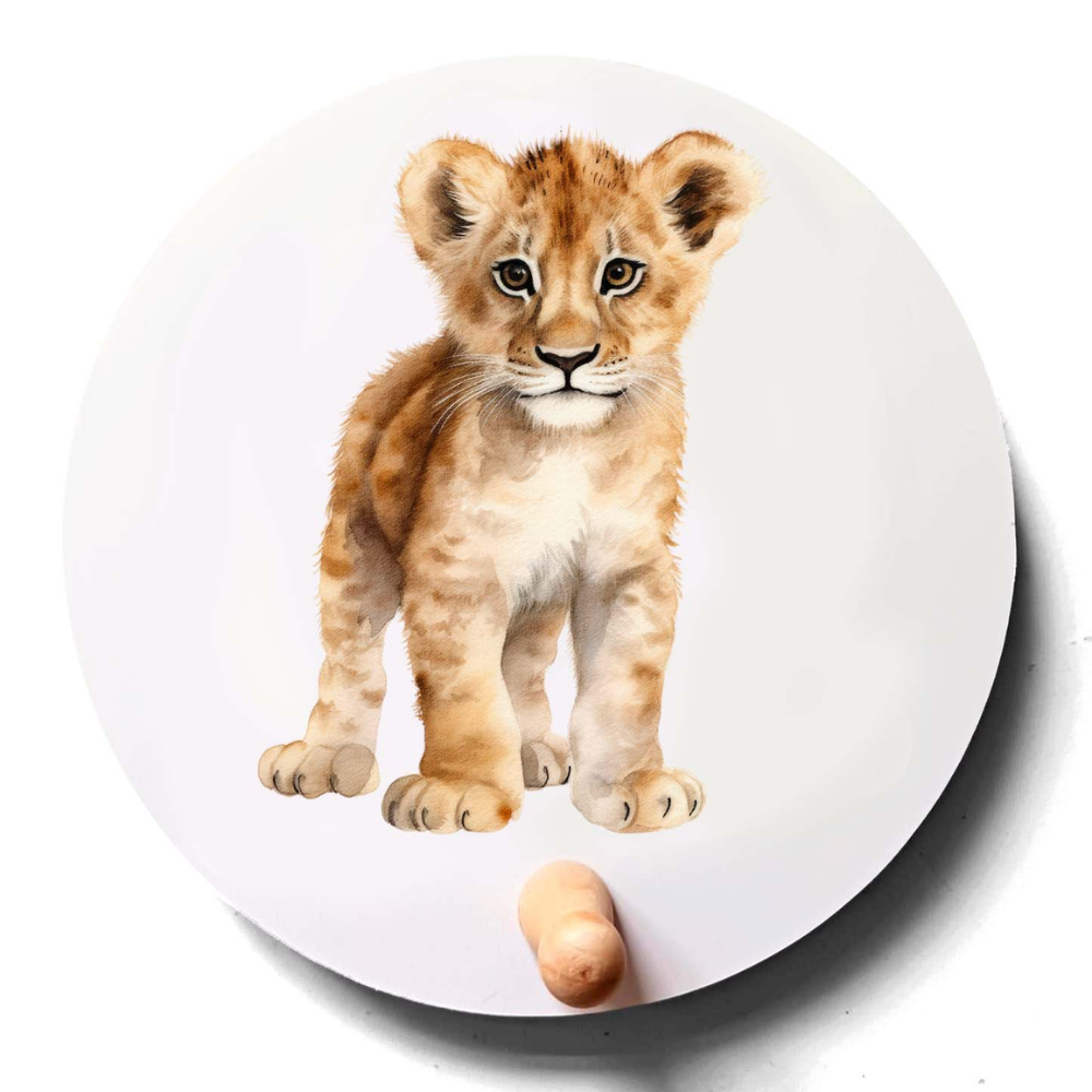 Kapstok Welp Safari dieren kinderkamer