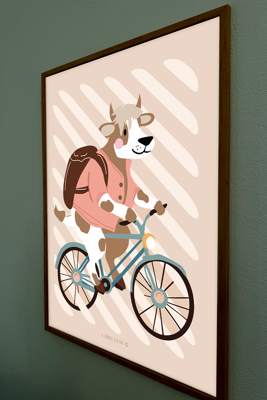 Koetje Suusie poster voor de kinderkamer