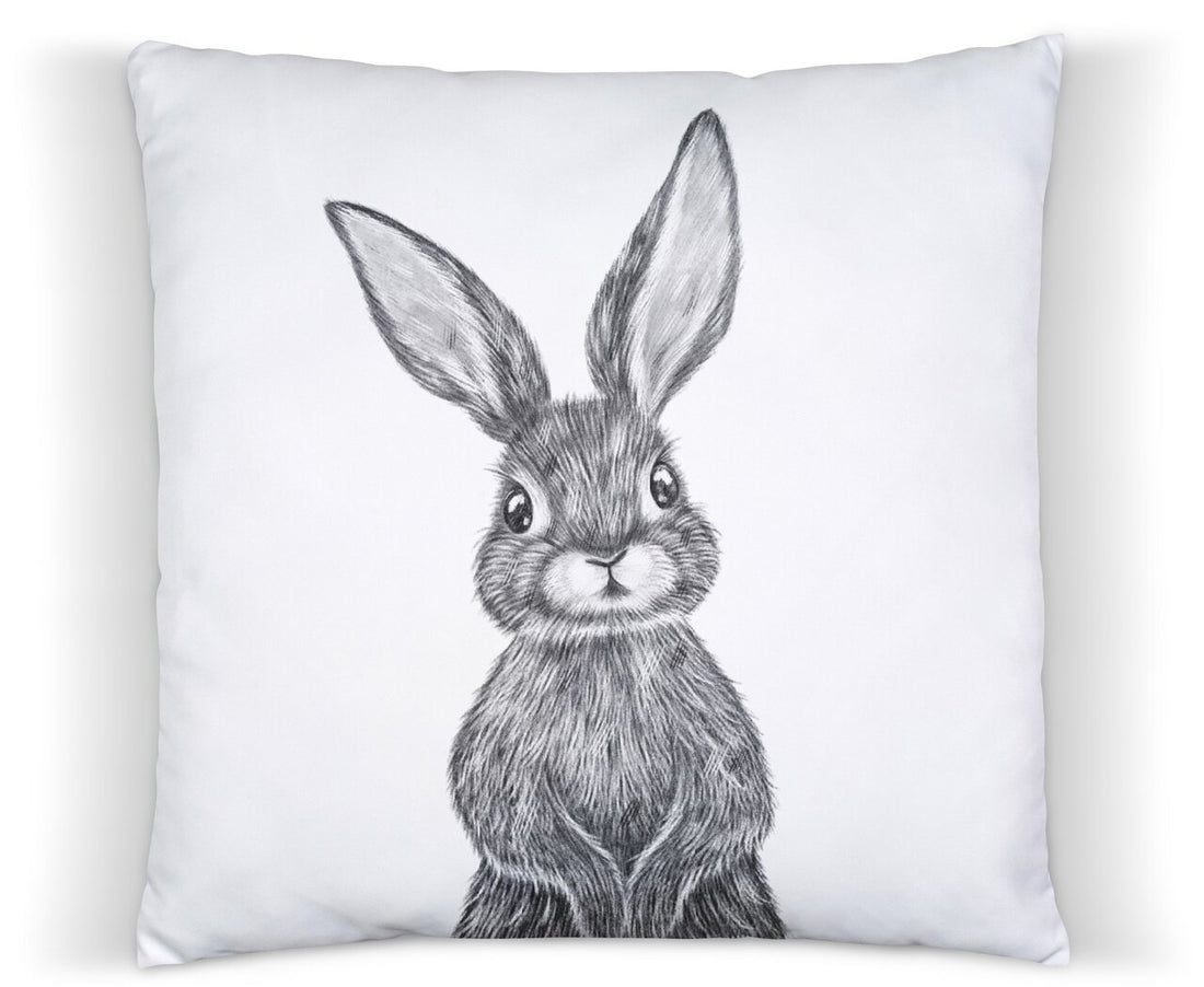 Kussen kinderkamer bosdieren - konijn - inclusief binnenkussen