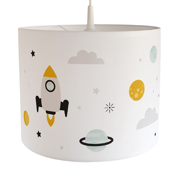 Kinderkamer lamp ruimte - wit