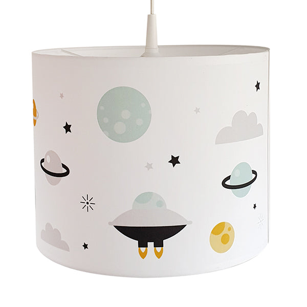 Kinderkamer lamp ruimte - wit