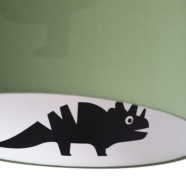 Kinderkamer lamp Dino Dinokamer silhouet - effen