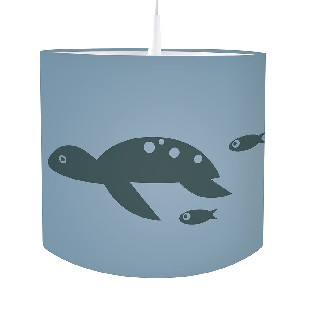 Kinderkamer lamp Schildpad silhouet - effen