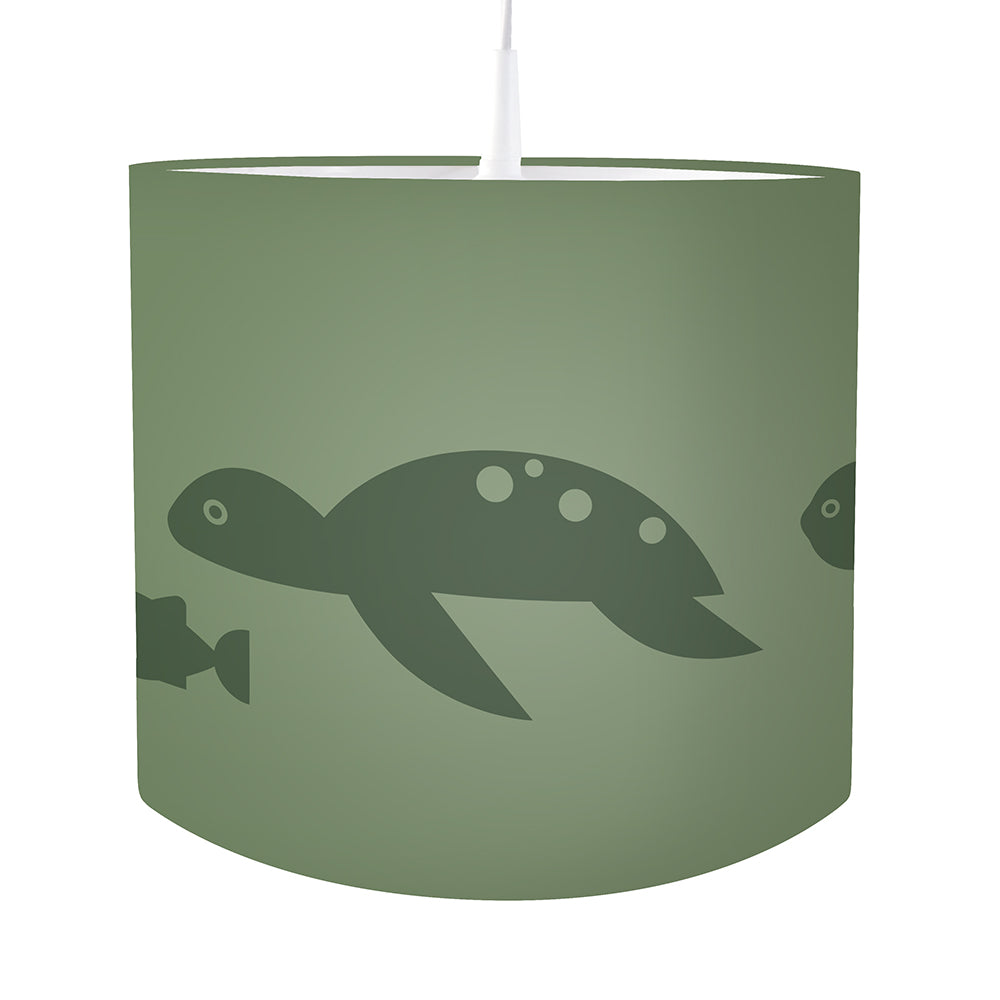 Kinderkamer lamp Schildpad silhouet - effen