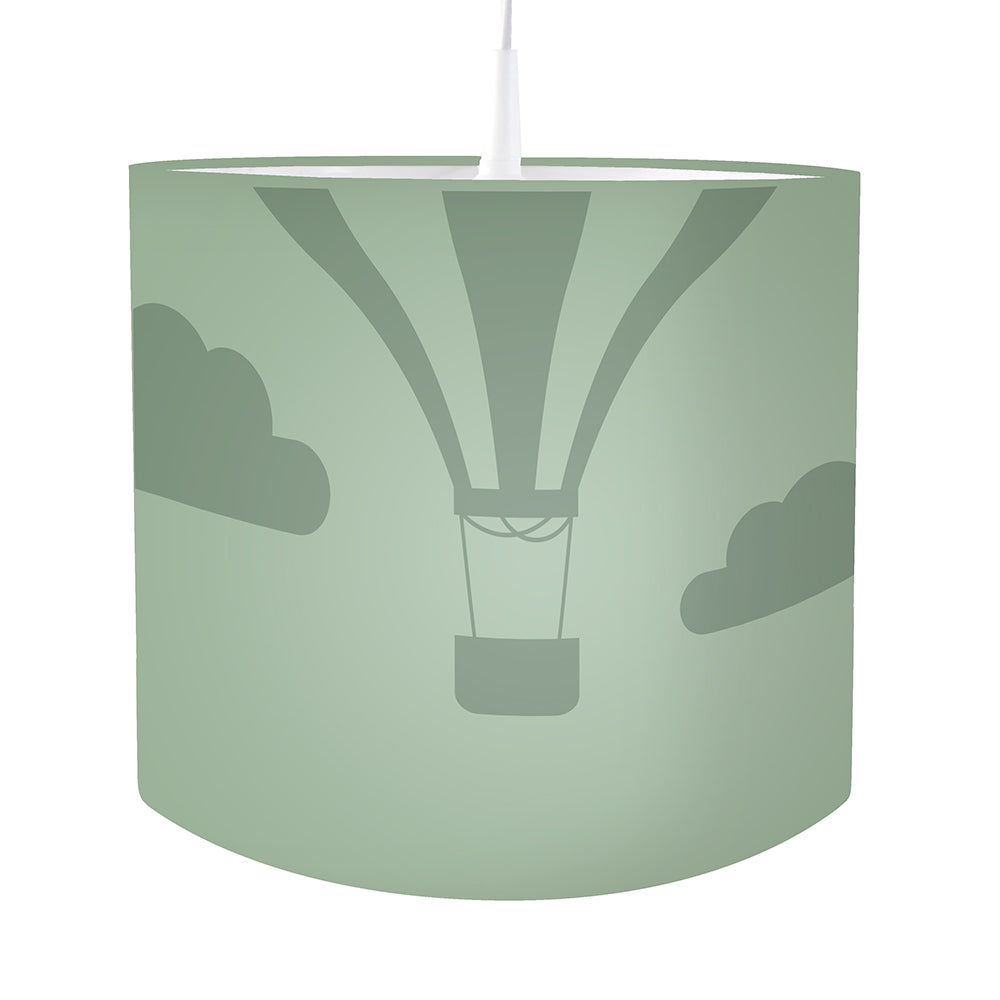 Kinderkamer lamp Luchtballon silhouet - effen