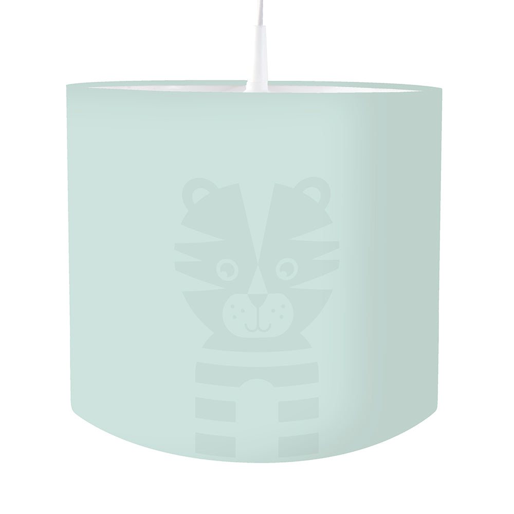 Kinderkamer lamp Tijger silhouet - effen