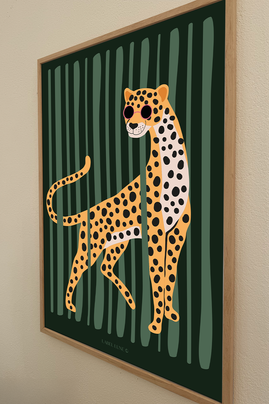 Luipaard Yala poster voor de kinderkamer