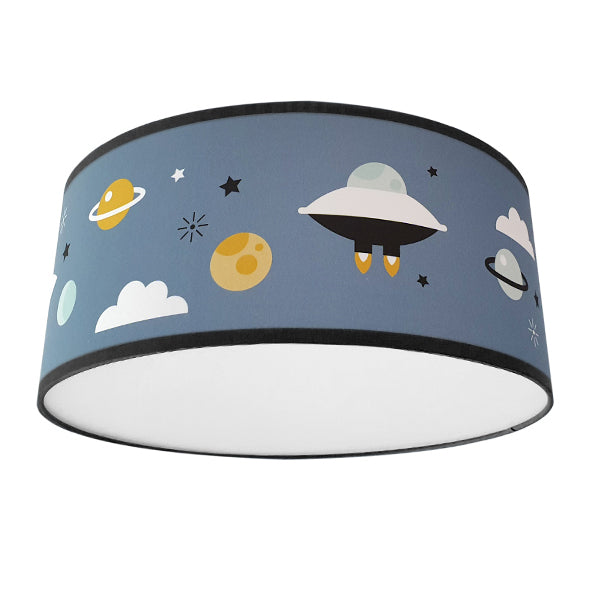 Plafondlamp kinderkamer ruimte - blauw