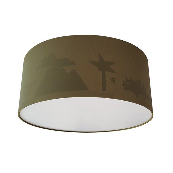 Kinderkamer plafondlamp Dino Dinokamer silhouet - effen