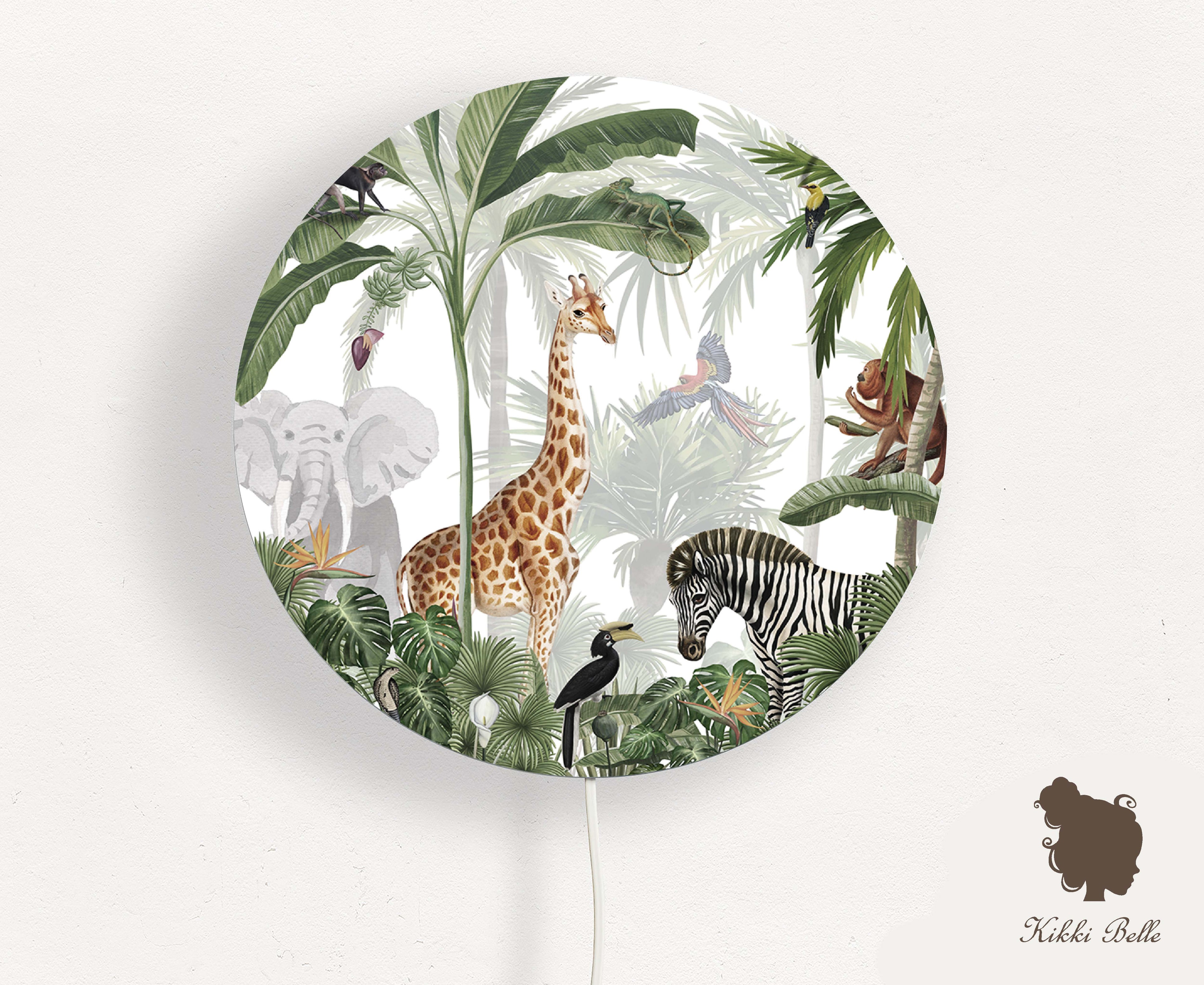 Wandlamp rond Jungle Jive kinderkamer - Kiki Belle