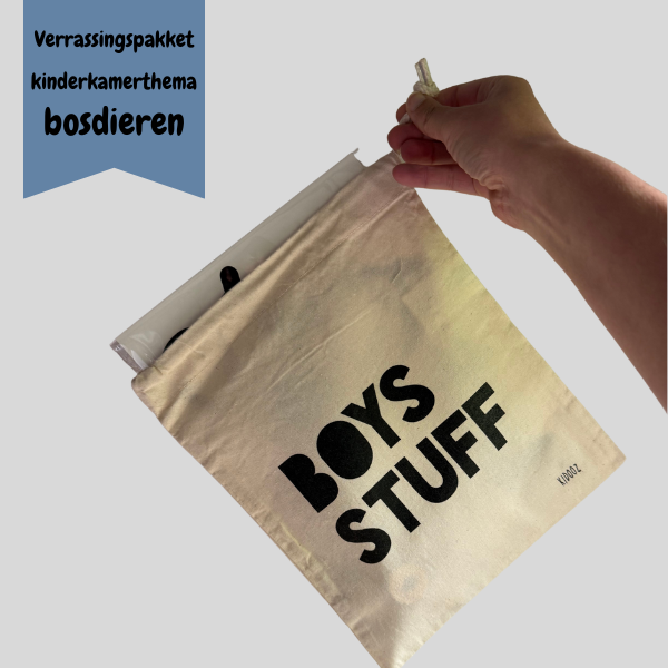 Verrassingspakket kinderkamer thema: bosdieren