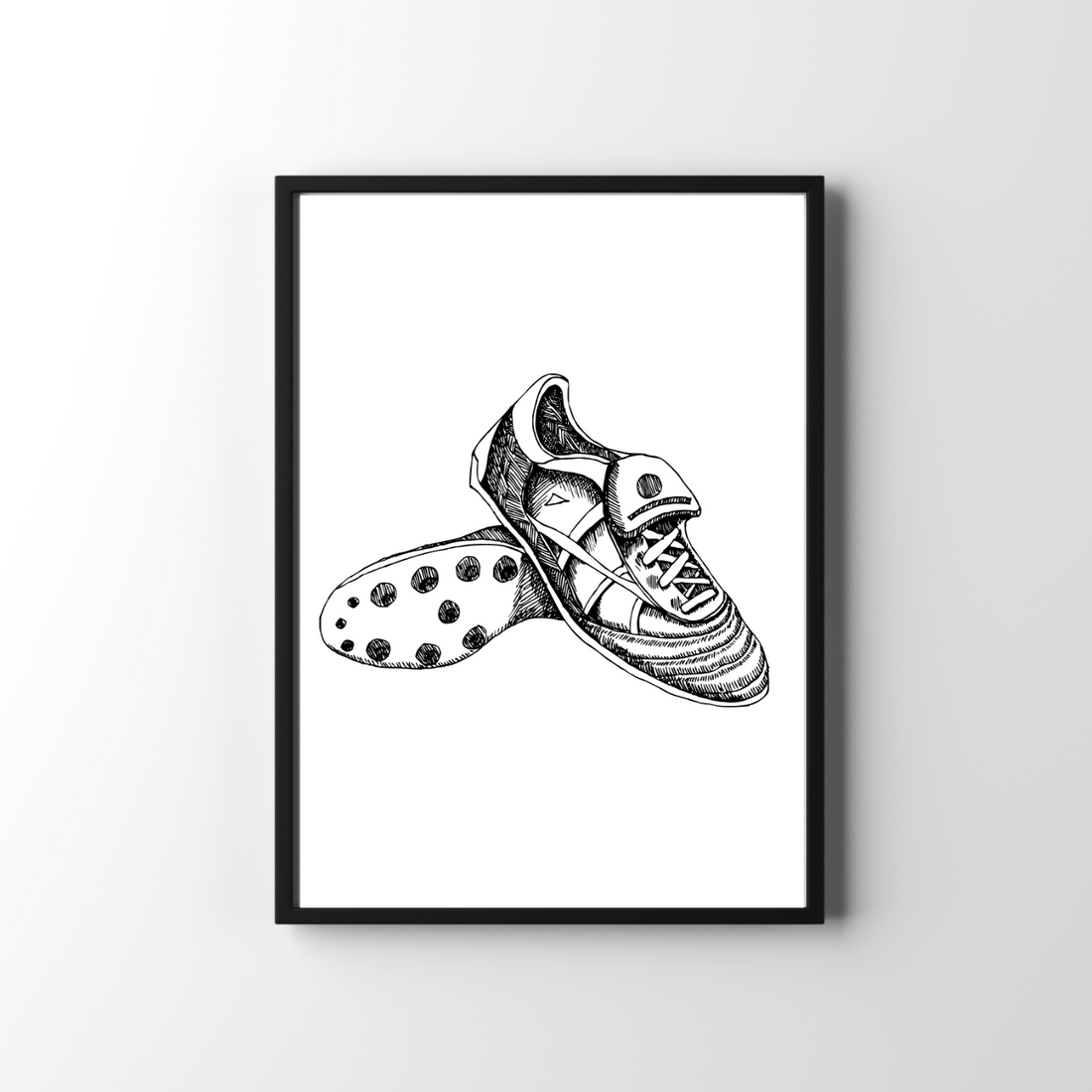 Voetbal poster kinderkamer - voetbalschoenen