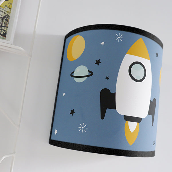 Wandlamp kinderkamer dieren onderweg takelwagen - wit