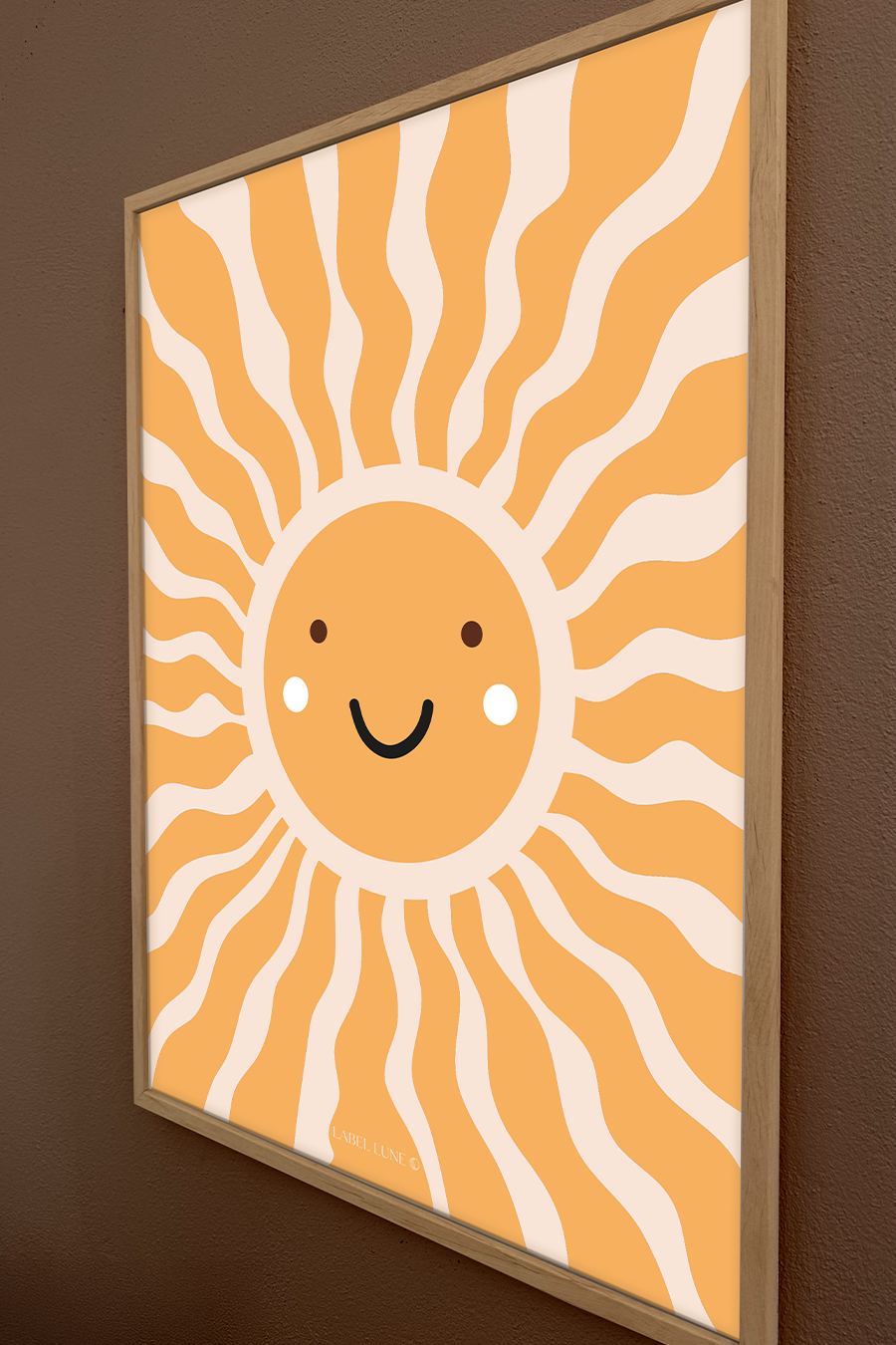 Zon Sonne poster voor de kinderkamer