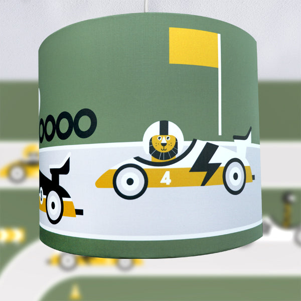 Kinderkamer lamp Formule 1 circuit - groen