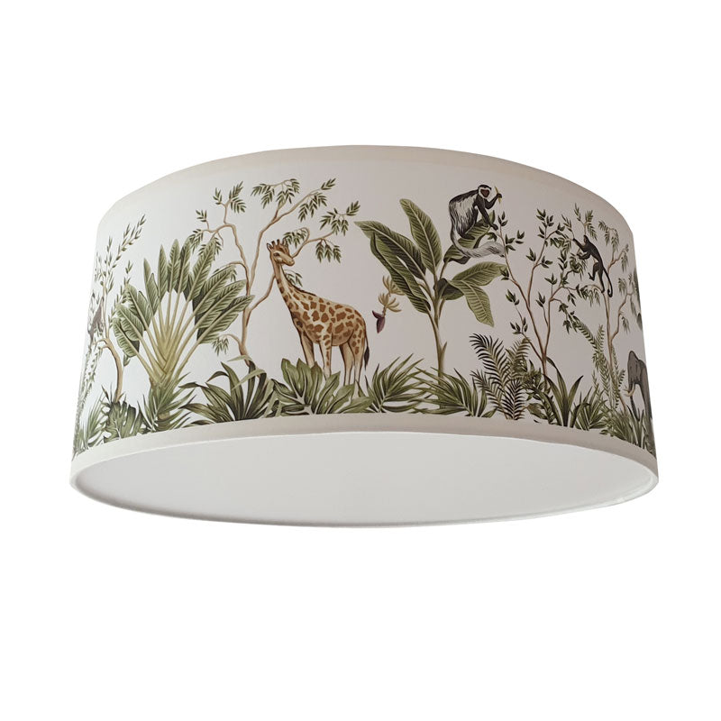 Lampen set jungle kinderkamer - jungle dieren giraffe en olifant
