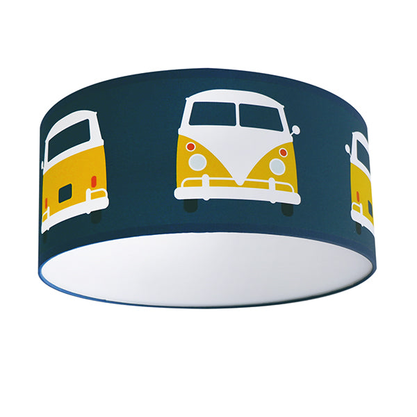 Lampen set safari VW bus - donker blauw