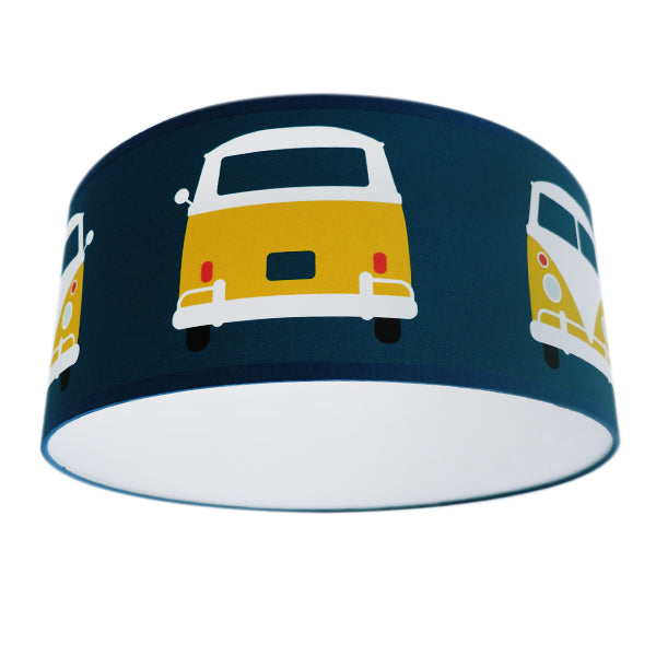 Lampen set safari VW bus - donker blauw