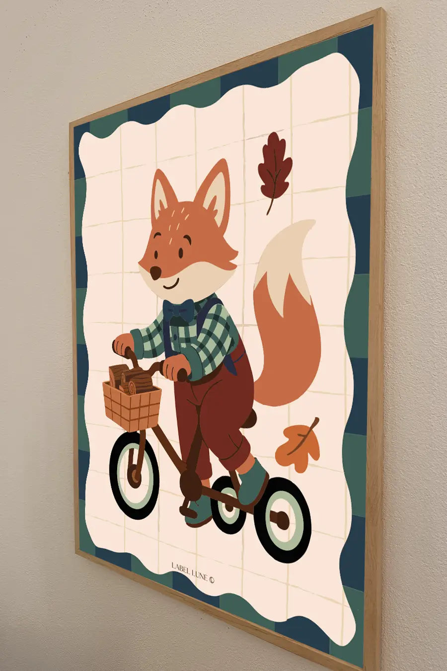 Vos Flyn poster voor de kinderkamer