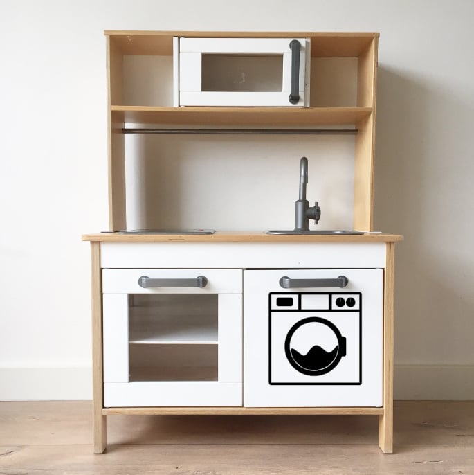 Ikea keukentje sticker wasmachine