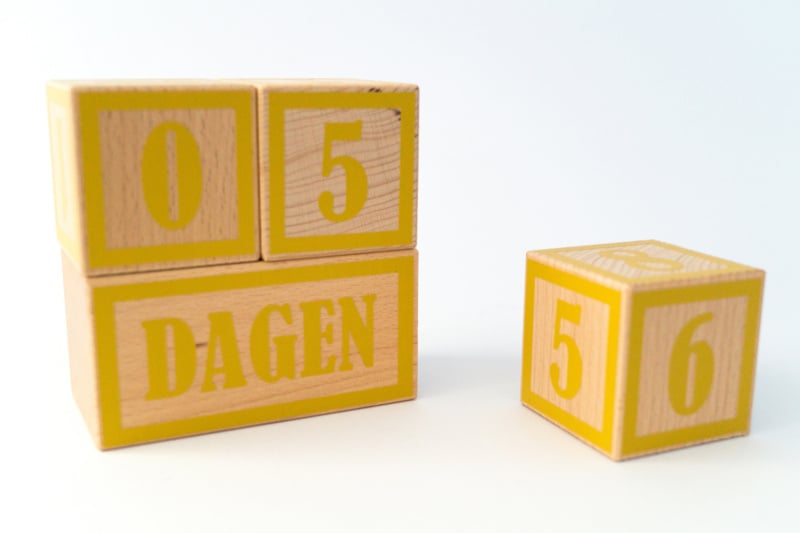 Mijlpaalblokken oker