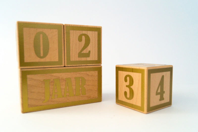 Mijlpaalblokken goud