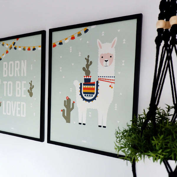 Poster kinderkamer lama