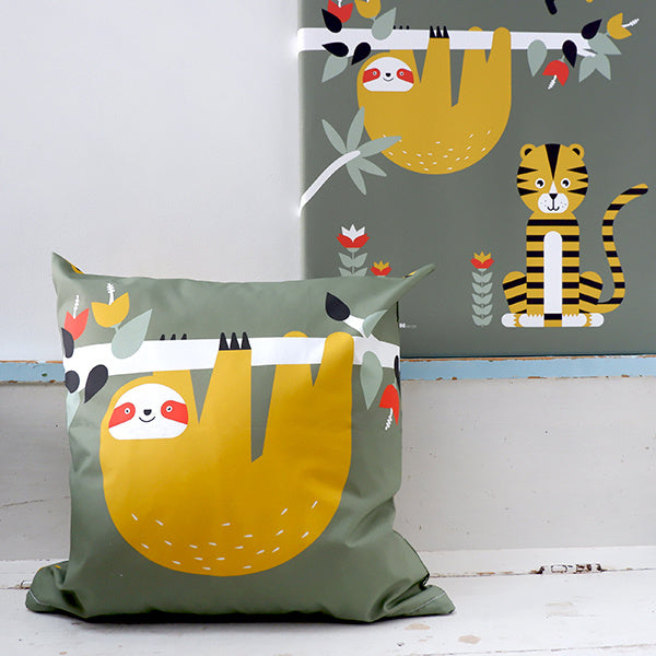 Kinderkamer aankleding en decoratie set - Jungle kamer olijfgroen