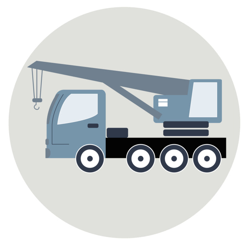 Muurcirkel kinderkamer - oplegger jeansblauw