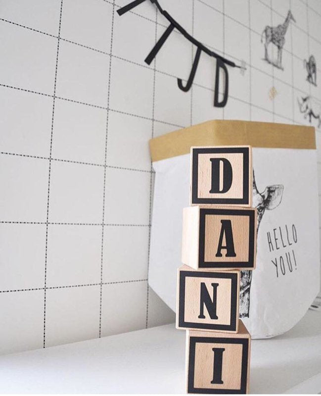 Letterblokken (diverse kleuren)