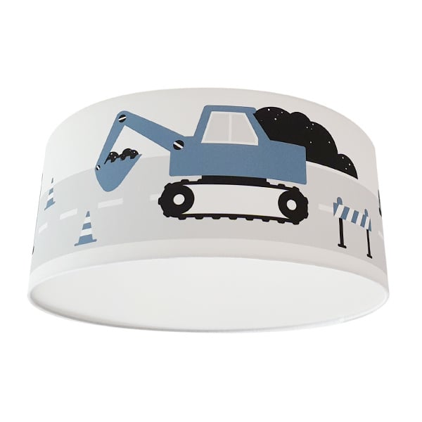 Babykamer aankleding en decoratie set - Voertuigen jeansblauw (met lamp)