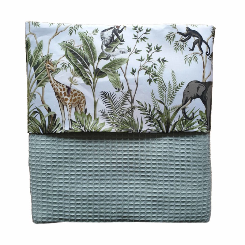 Babykamer aankleding en decoratie set - Jungle (met muurcirkel)