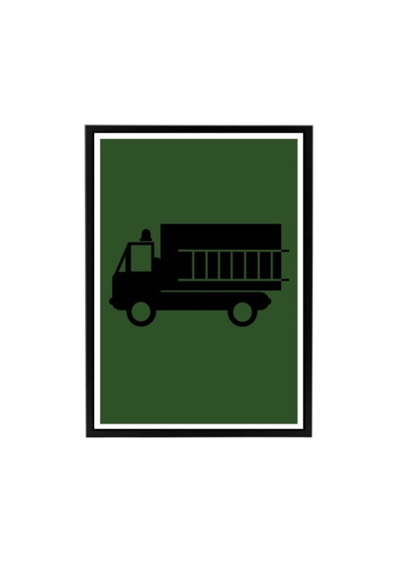 Naam posterset brandweer politie + alfabet (diverse kleuren)