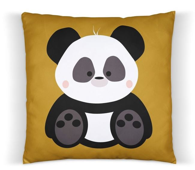 Kussen kinderkamer met panda - inclusief binnenkussen