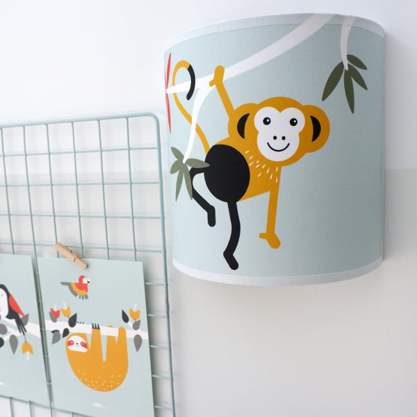 Lampen set jungle kamer - mint