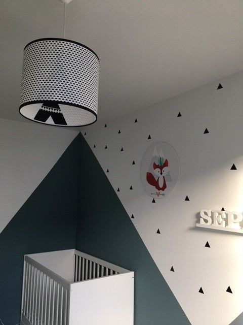 Behangcirkel kinderkamer - vos