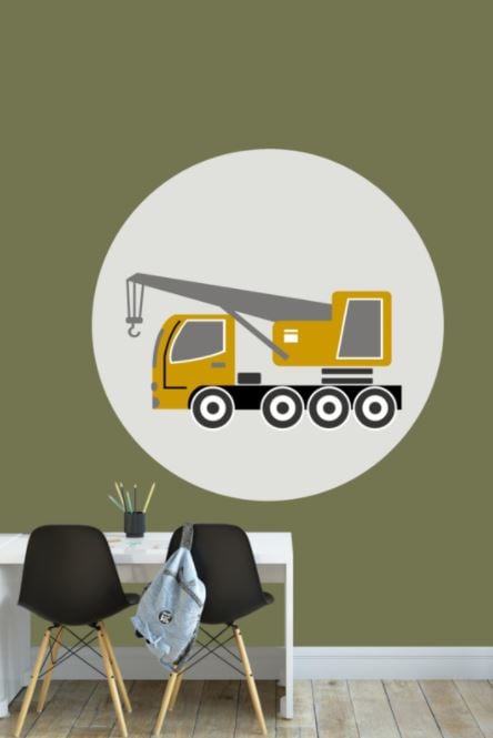 Muursticker kinderkamer - oplegger oker