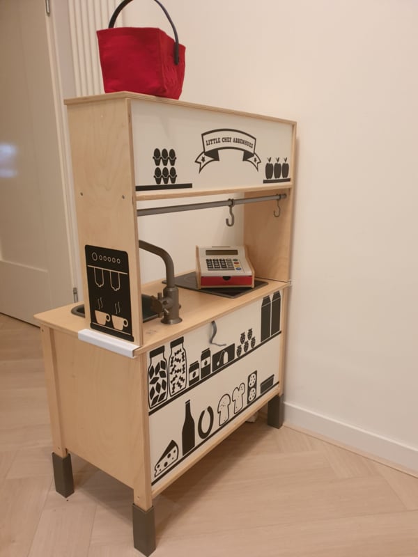 Speelgoedwinkeltje stickers - groentewinkel