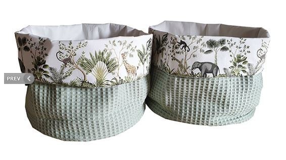 Babykamer aankleding en decoratie set XL - Jungle (met muurcirkel + lamp)