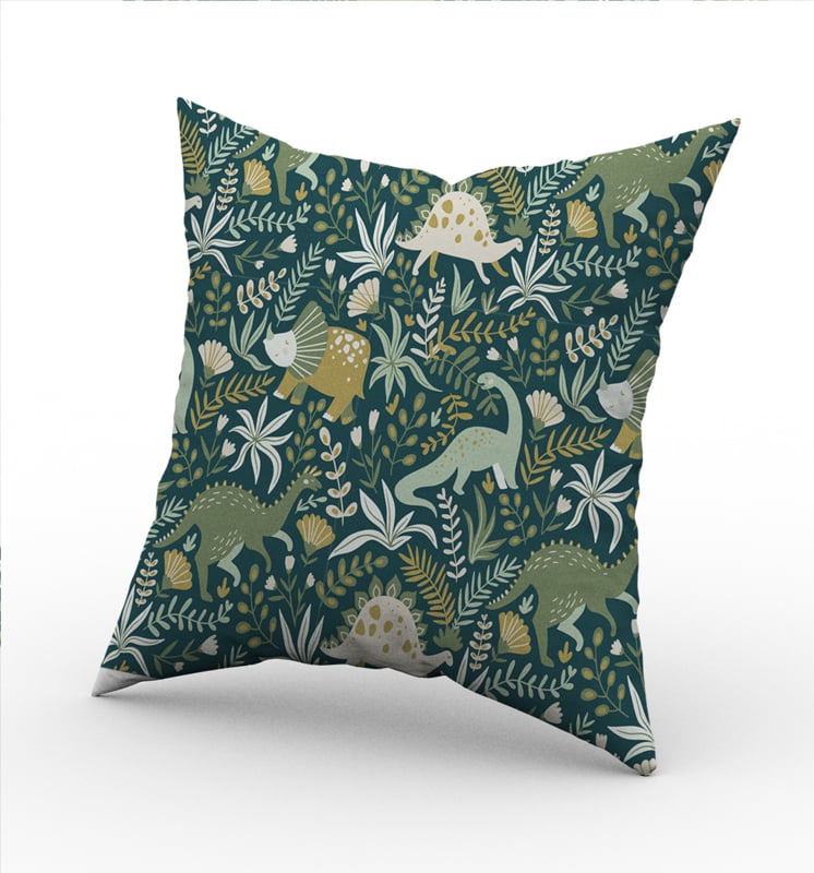 Kussen dino kamer - dinosaurus kinderkamer (botanisch)