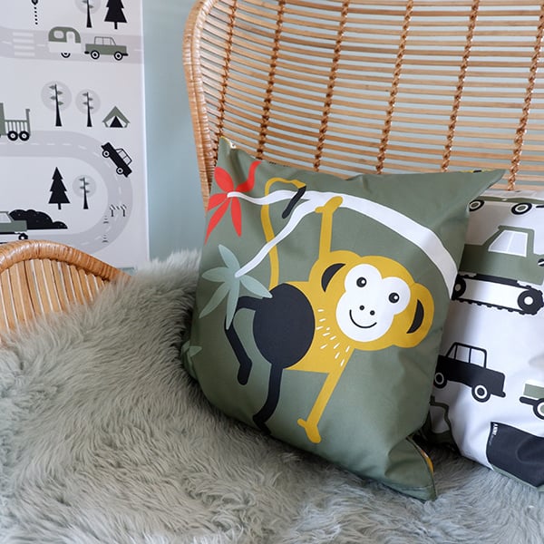 Kinderkamer aankleding en decoratie set - Jungle kamer olijfgroen