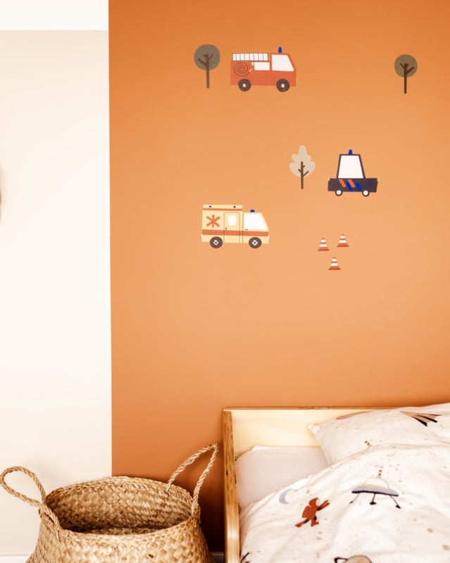 Hulpdiensten voertuigen muurstickers